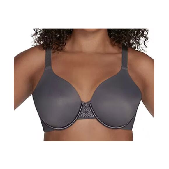 Vanity Fair Beauty Back Smoothing Bra Steele Underwire Molded Cup 38DD E - Picture 2 of 7